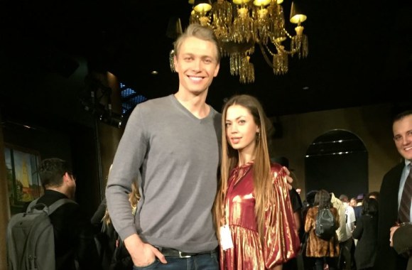 Mindaugas Kuzminskas su mylimąja Egle Andreikaite