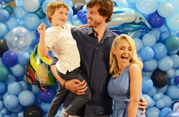 Oksana ir Simas Jasaičiai paminėjo sūnaus Dominyko gimtadienį / Adam Aleksejėvič nuotr.