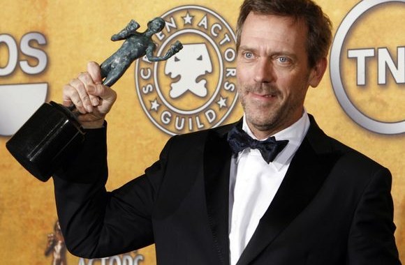 Hugh Laurie apdovanotas už geriausią vaidmenį draminiame seriale „Hausas“.