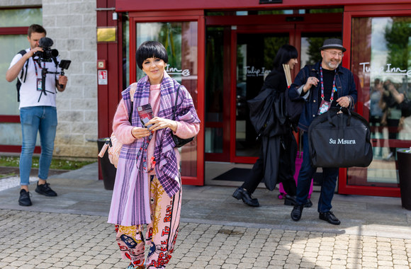 Monika Liu prieš generalinę „Eurovizijos“ repeticiją / Luko Balandžio nuotr.