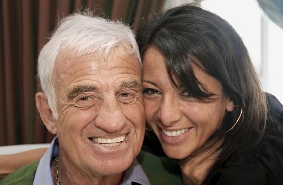 J.-P.Belmondo su savo nauja drauge 