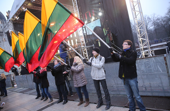  Koncerto „Dainuoju Lietuvą kaip džiaugsmą“ akimirka