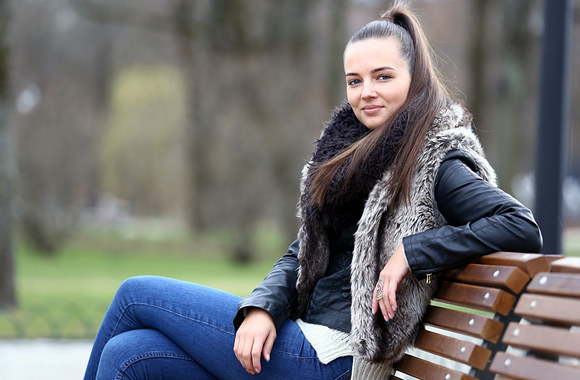 Simona Burbaitė be makiažo