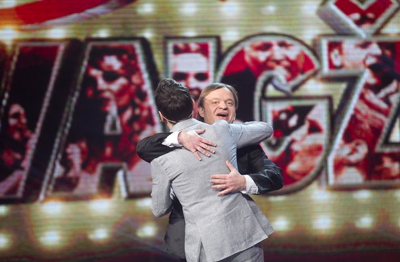 „Dvi žvaigždės“ filmavimo akimirka