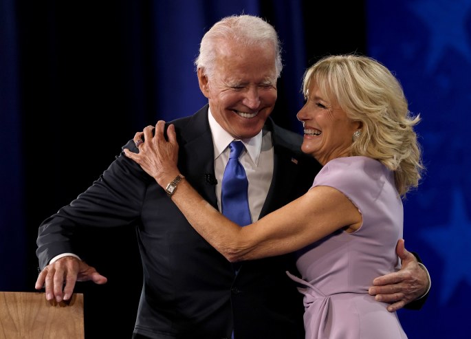 Jill Biden ir Joe Bidenas / „Scanpix“ nuotr.
