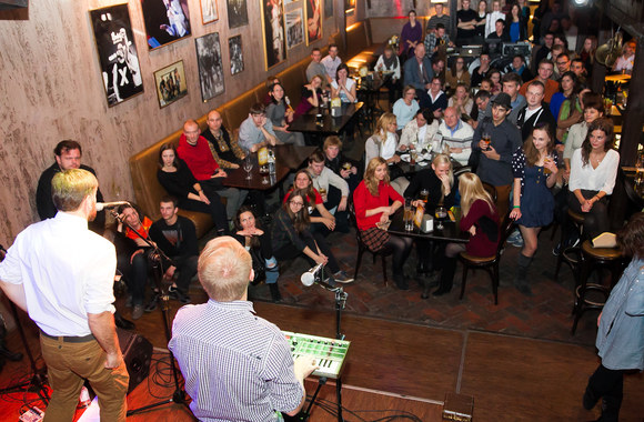 Grupės „Arbata“ koncerto akimirka