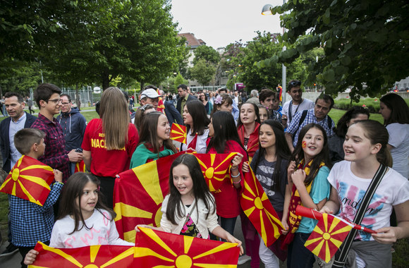 „Eurovizijos“ gerbėjai plūdo į „Wiener Stadthalle“ areną