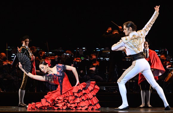 Koncerto „Baleto gala. Nepapasakotos istorijos“ akimirka / Martyno Aleksos nuotr.