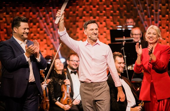 Dainiaus Kazlausko triumfas projekte „Maestro“ / Justino Stacevičiaus / LRT nuotr.