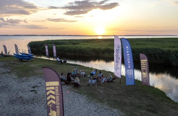 Vėjo sporto festivalio akimirka