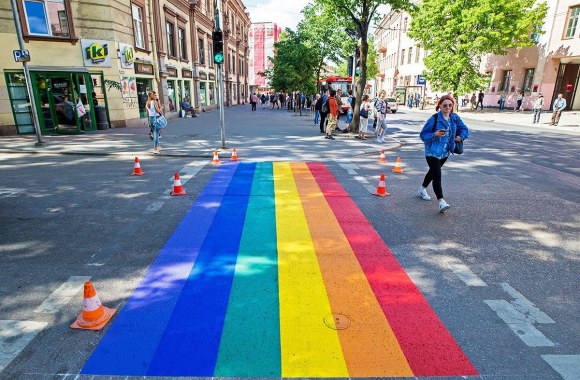 „Vaivorykštės“ perėja Vilniuje