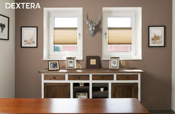 Plisuotos žaliuzės / DEXTERA nuotr.