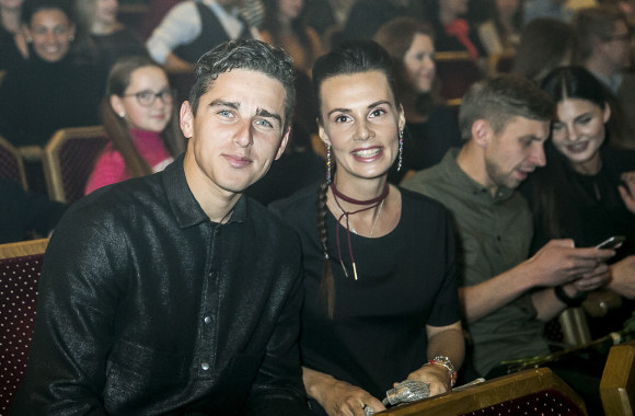 Donatas Montvydas su žmona Veronika