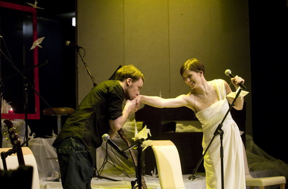 Jurga Šeduikytė ir Vidas Bareikis: jausmai prabilo scenoje 