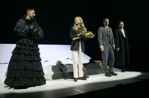 Rolando Kazlo spektaklis „Pasivaikščiojimas“ / Organizatorių nuotr.