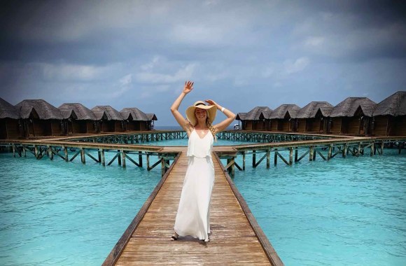 Rūtos Mazurevičiūtės medaus mėnuo Maldyvuose / Asmeninio archyvo nuotr.
