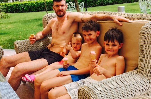 Kšištofas Lavrinovičius su šeima atostogavo Turkijoje