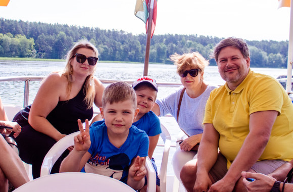 Žinomos šeimos laiką leido Birštone / Karolinos Alaburdaitės nuotr.