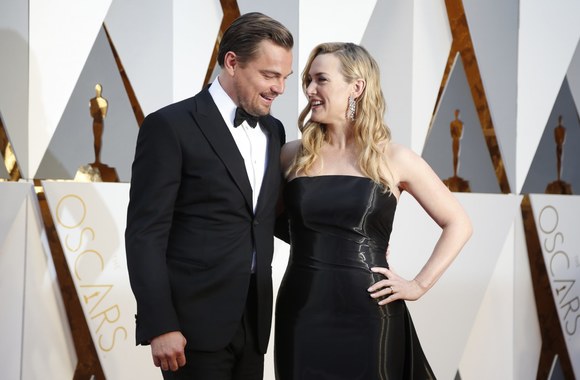 Leonardo DiCaprio ir Kate Winslet