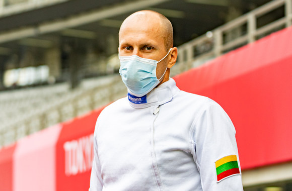 Justinas Kinderis penkiakovės rungtyse / Kipro Štreimikio nuotr.