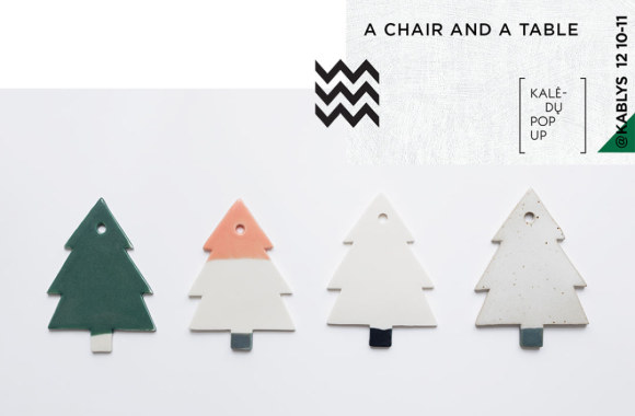 Kalėdų Pop Up dalyvis: A CHAIR AND A TABLE