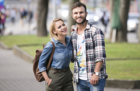 Vaidas Baumila ir Monika Linkytė