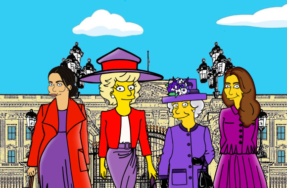 Meghan Markle, princesė Diana, karalienė Elizabeth II, Kate Midlleton/ aleXsandro Palombo nuotr.