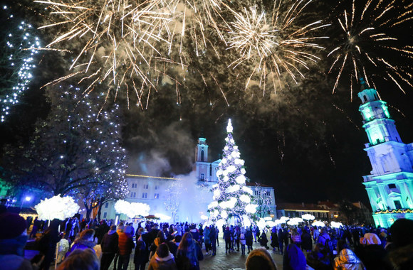 Kauno Kalėdų eglės įžiebimas / Teodoro Biliūno / „ŽMONĖS Foto“ nuotr.