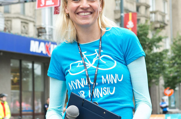 „Velomaratono“ akimirka 