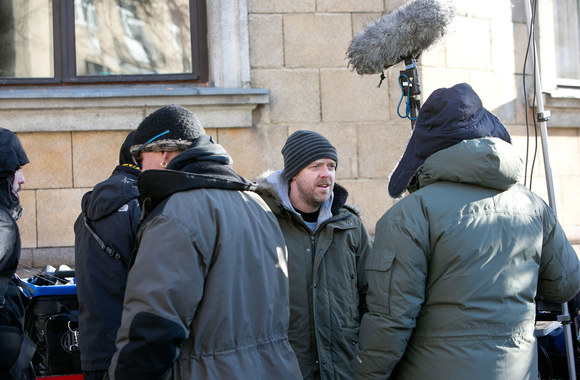 Filmo „Eichmano šou“ filmavimas Vilniuje