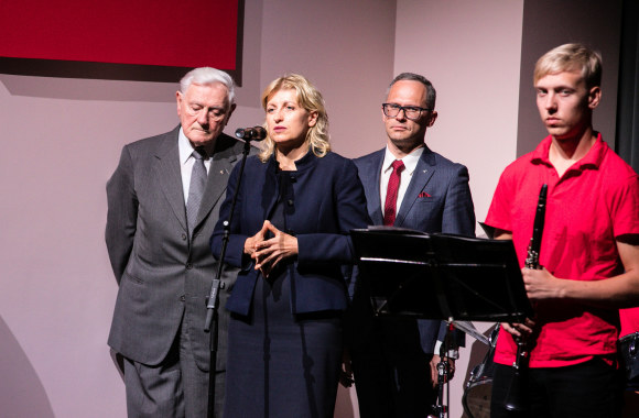 Šakių kultūros centro atidarymo akimirka