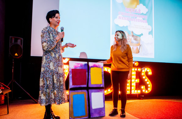 Labdaringo vakaro akimirka