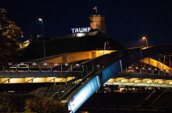 Donaldą Trumpą palaikanti akcija / Gabrieliaus Sevruko nuotr.