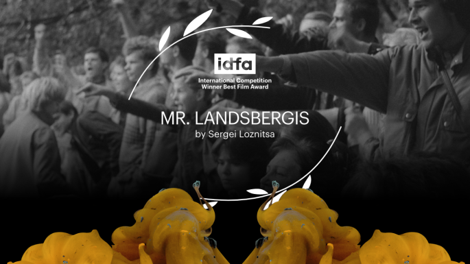 Pagrindinis IDFA apdovanojimas – S.Loznicai už filmą „Mr. Landsbergis. Sugriauti blogio imperiją“ / IDFA nuotr.