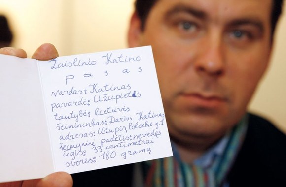 Darius Katinas ir Nikodemas: atminimui – katinas 