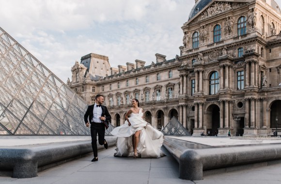 Simona Lipnė ir Mindaugas Lipnius vestuvinę fotosesiją surengė Paryžiuje /Gabrielės Švirinės nuotr.