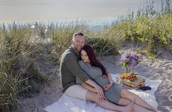 Juozas Butnorius su šeima/Astos Pažereckaitės nuotr.