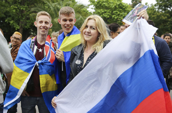 „Eurovizijos“ gerbėjai plūdo į „Wiener Stadthalle“ areną