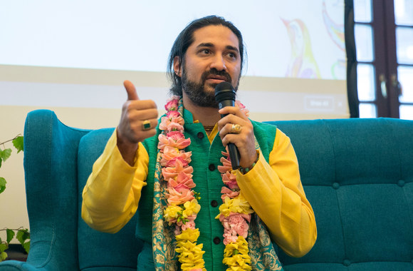 Vasanta Das knygos pristatymo vakaras-praktinė sesija / G. Kropio / „ŽMONĖS Foto“ nuotr.