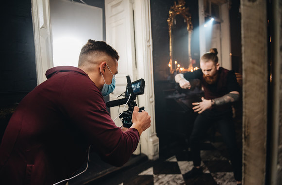 Klipo filmavimo akimirka / Gabijos Milčiūtės nuotr.