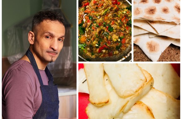 Seržo Gandžumiano gamintas armėniškas vegetariškas „Chorovac“ / R.Adžgausko ir asmeninio albumo nuotr.