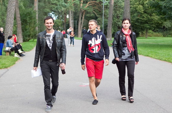 Eimutis Kvoščiauskas ir Ovidijus Andriekus