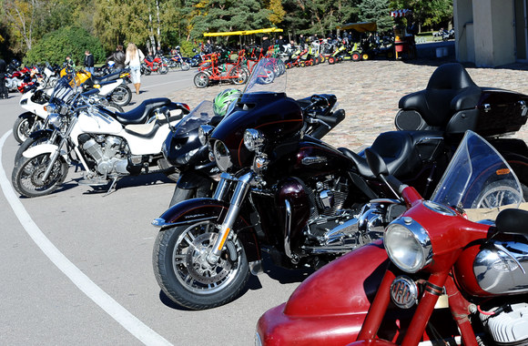 Motociklininkų sezono uždarymo akimirka