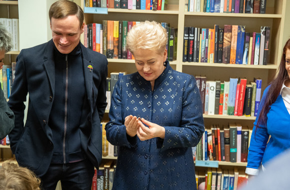 Akcijos „Knygų Kalėdos“ atidarymas/ Elijaus Kniežausko nuotr.