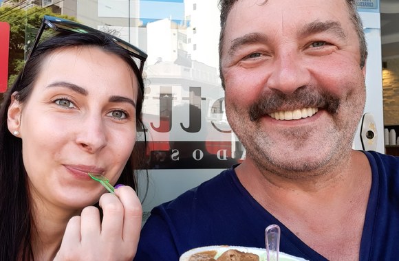 Eduardo Šlekys Gimenez ir Monika Parniauskaitė / Asmeninio albumo nuotr.