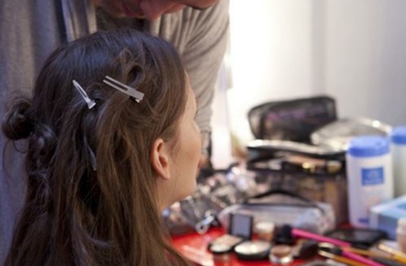 „Kristi Andress“ fotosesijos akimirka