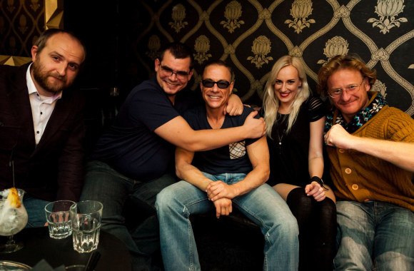 Jeanas Claude'as van Damme‘as su Emiliu Vėlyviu