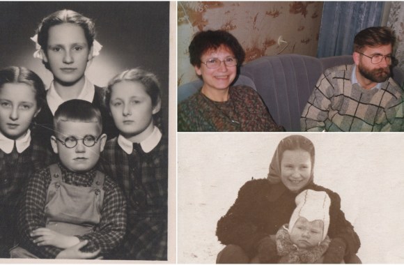 Vytautas Kernagis su seserimi Rasa Kernagyte-Jaraminiene/Asmeninio albumo nuotr.