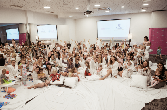 Didžiausias Lietuvoje pižamų vakarėlis Birštone/Organizatorių nuotr.