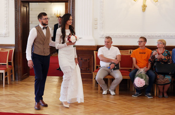 Pauliaus Malašausko ir Eglės Tarasevičiūtės vestuvių akimirka